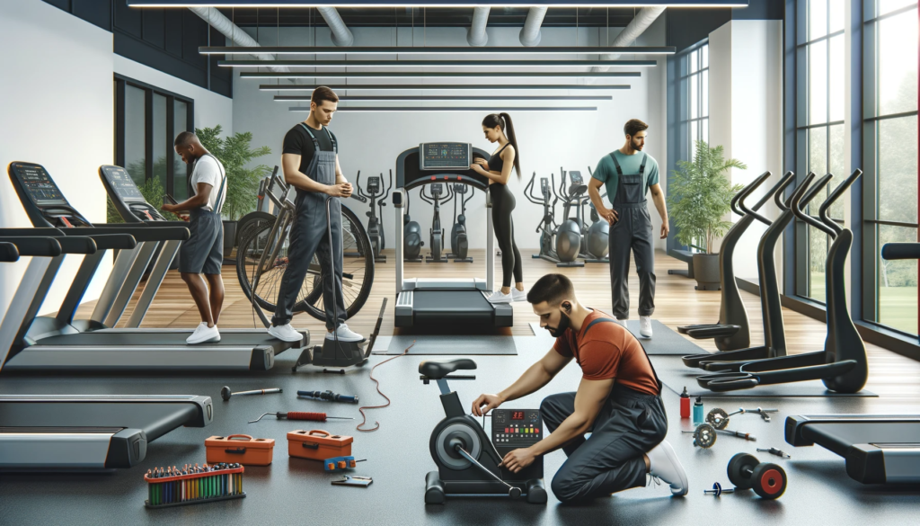 repairing fitness equipment