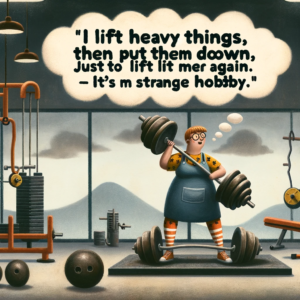 "I lift heavy things, then put them down, just to lift them again. It's my strange hobby." - Ryan Cooper